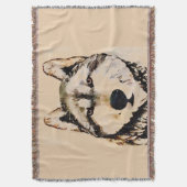 オオカミの腕時計 スローブランケット (正面縦)