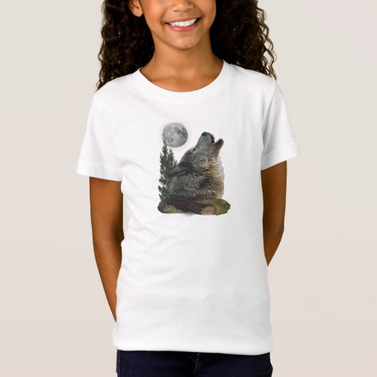 オオカミの芸術のTシャツ Tシャツ (正面)