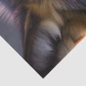 オオカミの若者の視線 薄葉紙 (詳細)