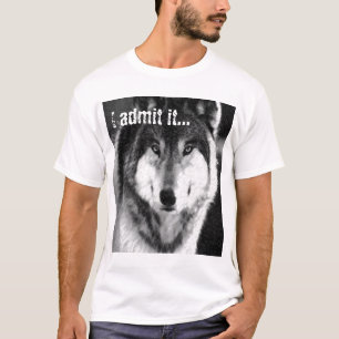 オオカミの衣類のオオカミ Tシャツ