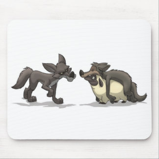 "オオカミの衣類のヒツジ"のマウスパッド マウスパッド