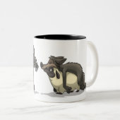 "オオカミの衣類のヒツジ"のマグ ツートーンマグカップ (正面右)