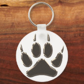 オオカミの足跡 キーホルダー (正面)