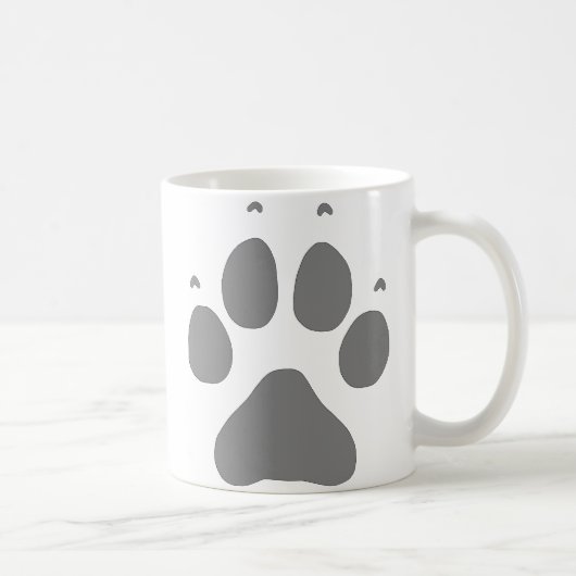 オオカミの足 コーヒーマグカップ (右)