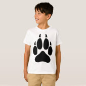 オオカミの足 Tシャツ (正面フル)