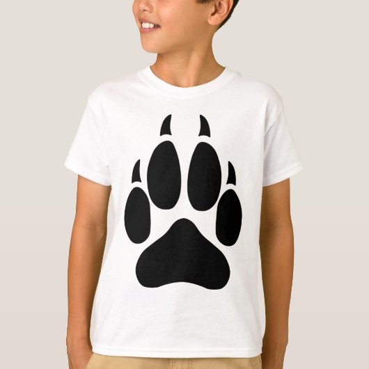 オオカミの足 Tシャツ (正面)