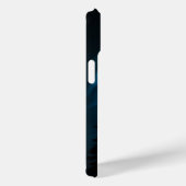オオカミの遠吠え 満月 オーロラ フォンケース Case-Mate iPhoneケース (裏面 / 右)