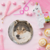 オオカミの野生の男の子の誕生日パーティー ペーパープレート (パーティー)