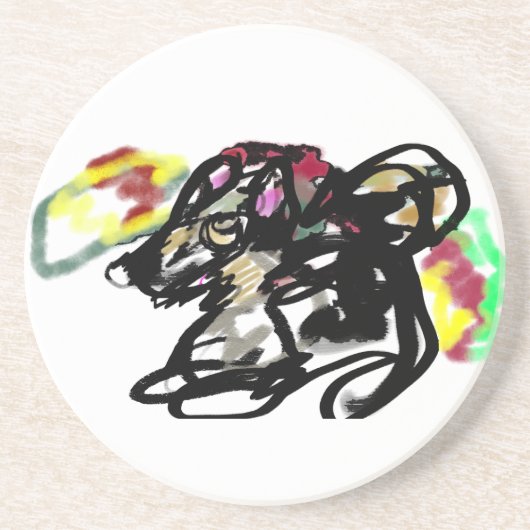 オオカミの野生の秋 コースター (正面)