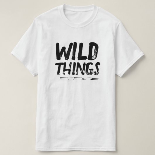 オオカミの野生動物のTシャツ Tシャツ (デザイン正面)