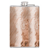 オオカミの鉛筆のスケッチのイメージは個人化なります フラスク (裏面)