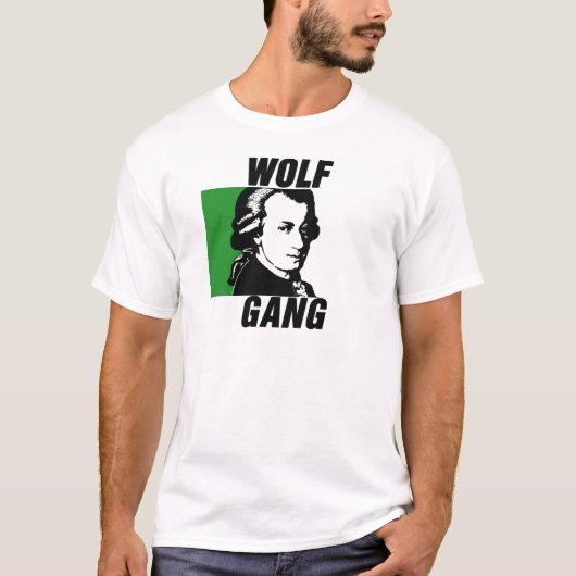 オオカミの集団 Tシャツ (正面)