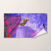 オオカミの霊の素晴らし呼び声 バスタオルセット (ハンドタオル)