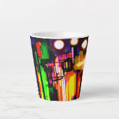 オオカミの霧の森 カフェラテマグ (正面)