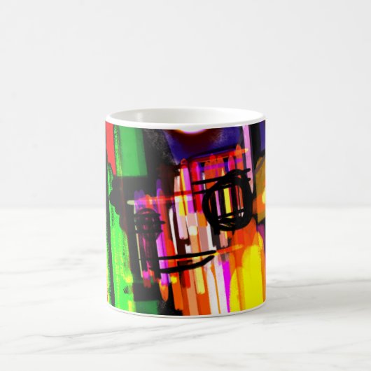 オオカミの霧の森 コーヒーマグカップ (中央)