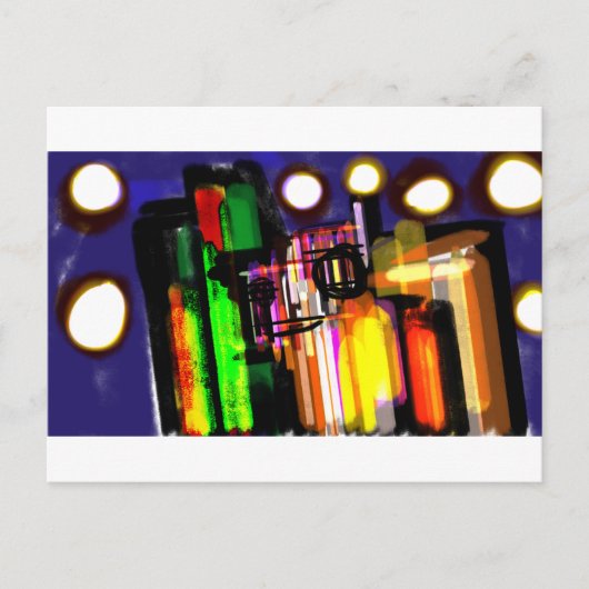 オオカミの霧の森 ポストカード (正面)