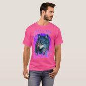 オオカミの青い銀河系 Tシャツ (正面フル)