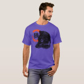 オオカミの頭の野生動物の友達 Tシャツ (正面フル)