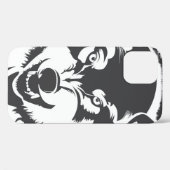 オオカミの頭 ケースメイト iPhoneケース Case-Mate iPhoneケース (裏面 (横))