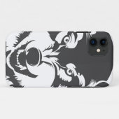 オオカミの頭 ケース・メイト iPhoneケース Case-Mate iPhoneケース (裏面(横))