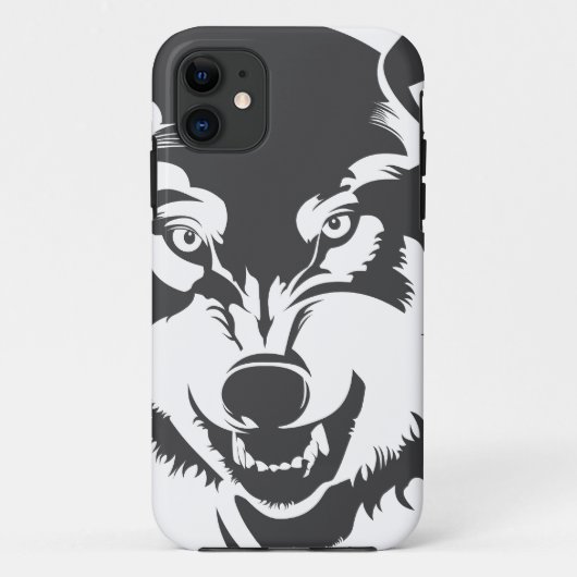 オオカミの頭 Case-Mate iPhoneケース (裏面)