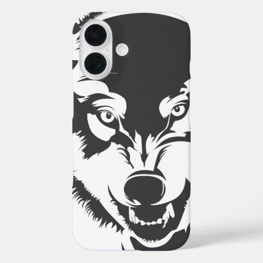 オオカミの頭 Case-Mate iPhoneケース iPhone 16ケース (裏面)