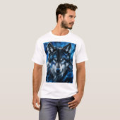 オオカミの頭 Tシャツ (正面フル)