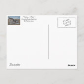 オオカミの風光明媚な野生動物の写生ポストカード ポストカード (裏面)