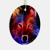 オオカミの驚異 セラミックオーナメント (右)