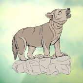 オオカミの鳴き声 ウィンドウサイン (シート3)