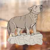 オオカミの鳴き声 ウィンドウサイン (シート2)