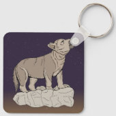 オオカミの鳴き声 キーホルダー (裏面)