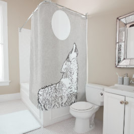 オオカミの鳴き声 シャワーカーテン