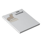 オオカミの鳴き声 ノートパッド (アングル)