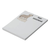 オオカミの鳴き声 ノートパッド (回転)