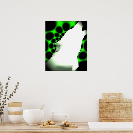 オオカミの鳴き声 ポスター (キッチン)