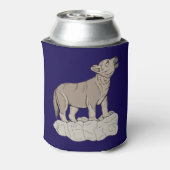 オオカミの鳴き声 缶クーラー (缶裏面)