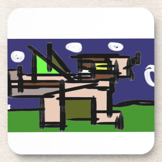 オオカミの鳴く夜 コースター (正面)