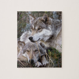 オオカミの~のデジタル油の苦痛 ジグソーパズル