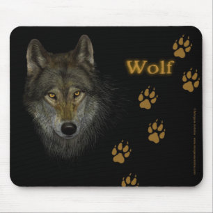 オオカミのmousepad マウスパッド