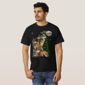 オオカミのtシャツ tシャツ (正面フル)