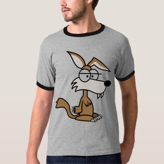 オオカミのTシャツ Tシャツ (正面)