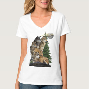 オオカミのtシャツ tシャツ