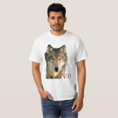 オオカミのTシャツ Tシャツ (正面フル)