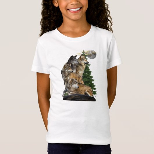 オオカミのTシャツ Tシャツ (正面)