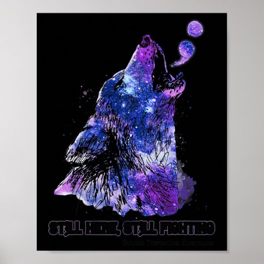 オオカミはまだ自殺防止と戦っている ポスター (正面)