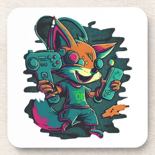 オオカミはゲームをする コースター (正面)