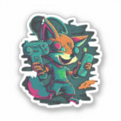 オオカミはゲームをする シール (正面)