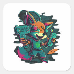 オオカミはゲームをする スクエアシール