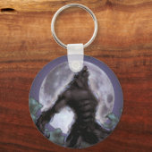 オオカミは月で泣いている キーホルダー (正面)